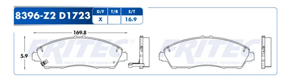 Balata Fritec Spc-8396-Z2 SPC-8396-Z2