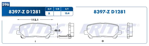Balata Fritec Spc-8397-Z SPC-8397-Z