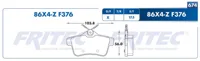 Balata Fritec Spc-86X4-Z