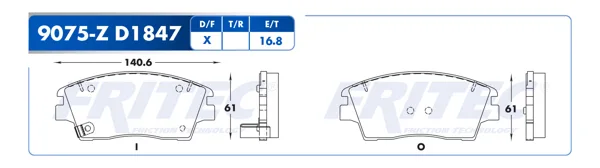 Balata Fritec Spc-9075-Z SPC-9075-Z