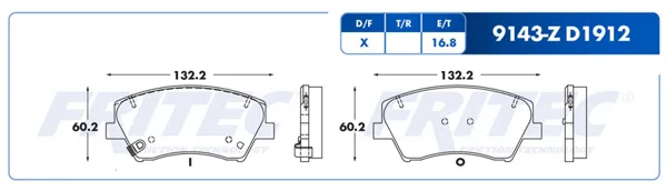 Balata Fritec Spc-9143-Z SPC-9143-Z