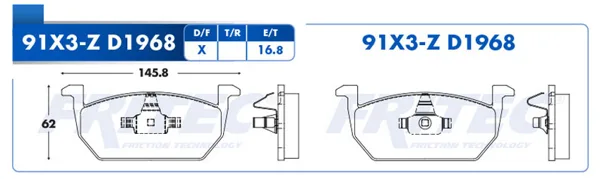 Balata Fritec Spc-91X3-Z SPC-91X3-Z