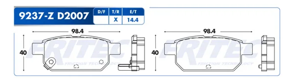 Balata Fritec Spc-9237-Z SPC-9237-Z