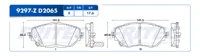 Pastilla para freno de disco Fritec, Formula Ceramic Specific, Delantera