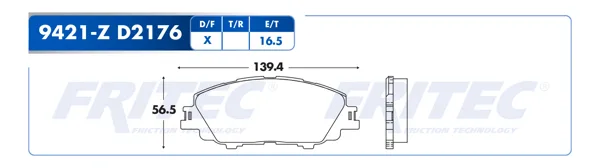 Balata Fritec Spc-9421-Z SPC-9421-Z