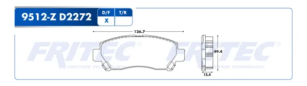 Pastilla de Freno SPC-9512-Z